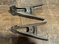 Vintage 2 Eastman Machine Co Buffalo NY USA clamps Clips 