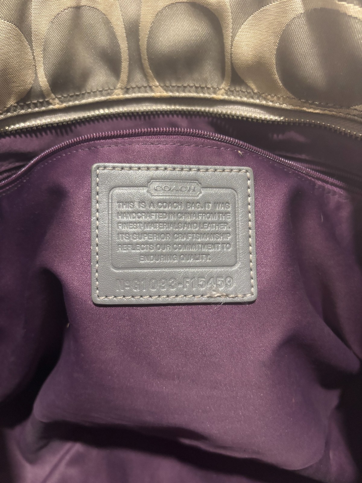 Coach Grey Patchwork Suede & Leather Leopard Prin… - image 10