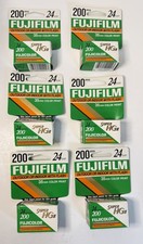 Lot Of 6 FUJIFILM 200 Speed 24 Exposure Color Film Sealed Box Expired 1996 NOS