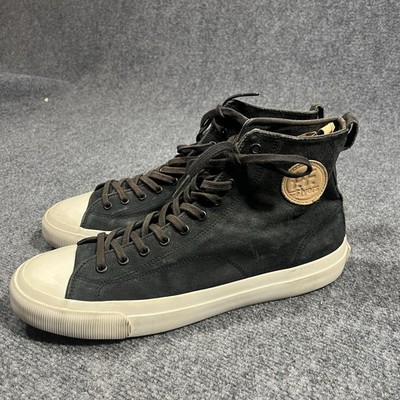 PF Flyers Shoes Mens 12.5 Center Hi Retro Embossed Suede High Tops Chucks Style