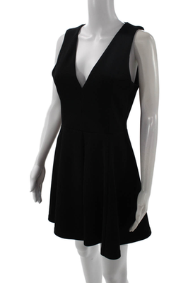 slim fit dress slacks Barbara Dutch Satin Fit And Flare Mini Dress