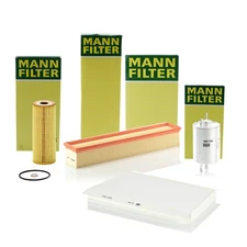 Mann-Filter Air Cabin Fuel Engine Oil Filter Kit For Mercedes-Benz C230
