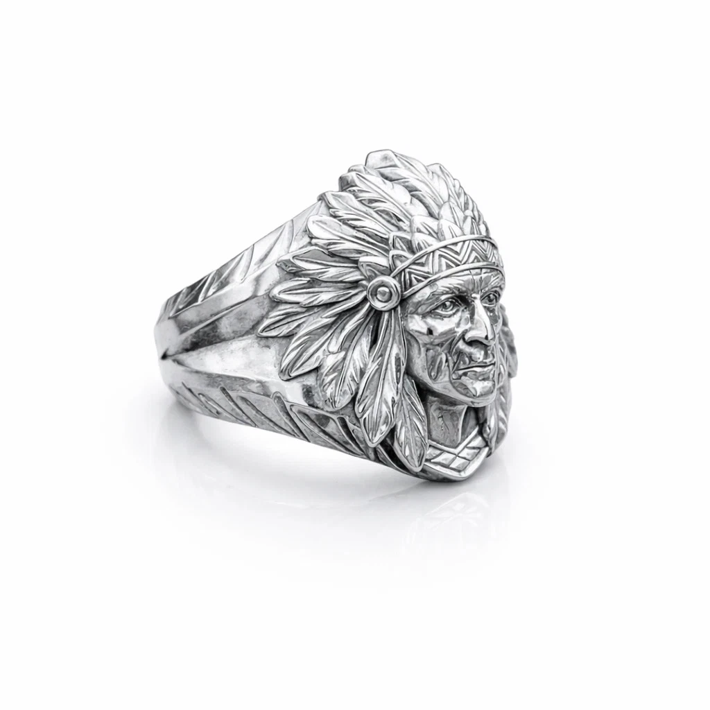 25+ Indian Chief Head Ring In Men's Rings for sale | Updated Oct 2026
