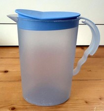 Tupperware® Junge Welle Sahne Kanne/Milch-Kännchen 4087B-3 hellblau + Kippdeckel