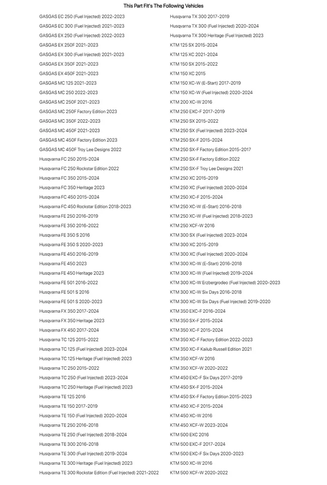 Acerbis X-Brake/Spider Evolution Disc Cover Mounting Kit  For HUSQVARNA TE 250i - Image 3 of 4