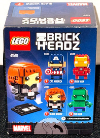 NEW SEALED! LEGO BRICKHEADZ 41591 BLACK WIDOW / MARVEL SUPER HEROES