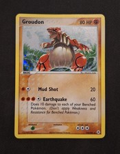 Pokemon Groudon #102/101 MP Secret Rare EX Hidden Legends 2004 Englisch