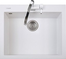 Lavello Plados ON6010 UG98 Bianco Latte  ultragranit Cucina Incasso 1 Vasca L...
