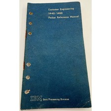 IBM Customer Engineering 1440/1460 Pocket Reference Manual Vintage 1964
