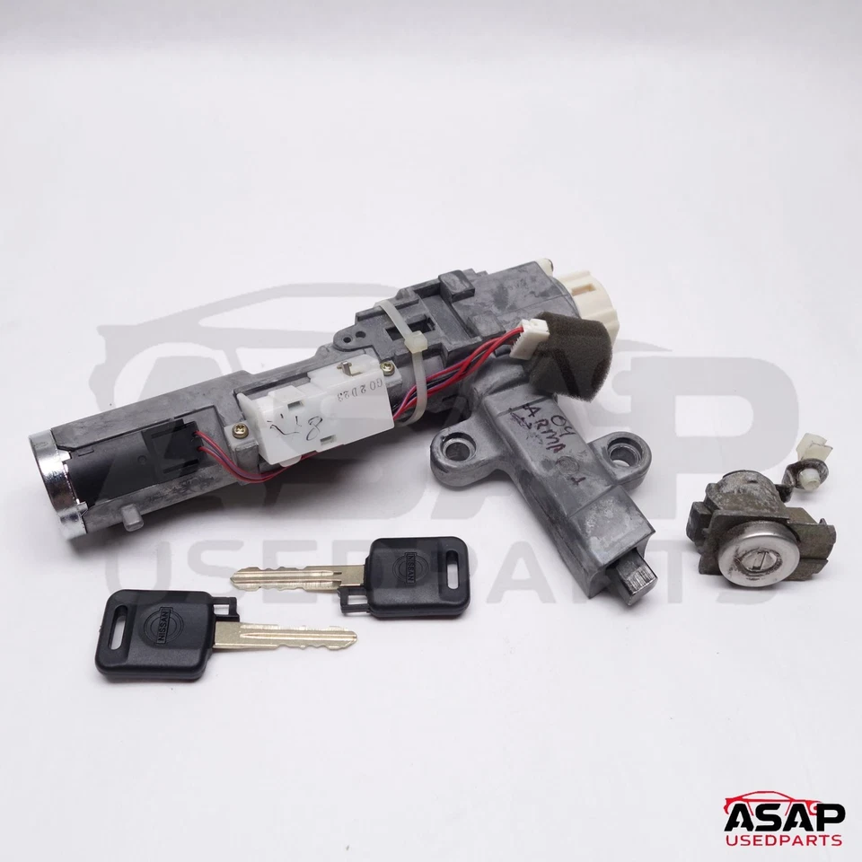 🍎 INTERRUPTOR DE ENCENDIDO + CILINDRO CERRADURA PUERTA IZQUIERDA + 2 LLAVES NISSAN ARMADA 2004-2015 🍎 Foto 2 de 4