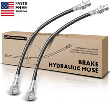 Front Driver and Passenger Brake Hydraulic Hose Compatible with Chevy and GMC