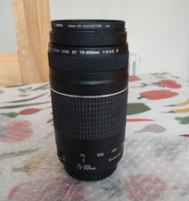 Canon EF 75-300mm f/4-5.6 III Telephoto Zoom Lens AF + 58mm UV Protector