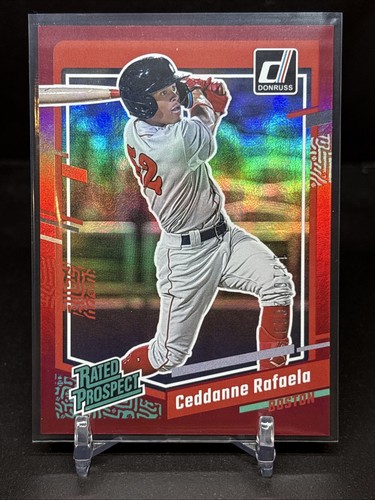 Cedanne Rafaela 2023 Donruss Rated Rookie Red Foil /2023
