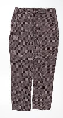 Dorothy Perkins Damen rot Baumwollmischung Hose Größe 8