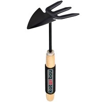 Mini Doppel-Hacke 65 Mm Mit Zinken FüR Kleine Pflanzen Kleinhacke Gartenhacke