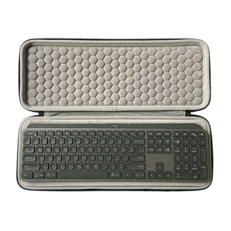 Black Portable Storage Carry Case Box For Logitech MX Keys