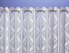 Corsica Lace Net Curtain Blinds Available in Ivory and White