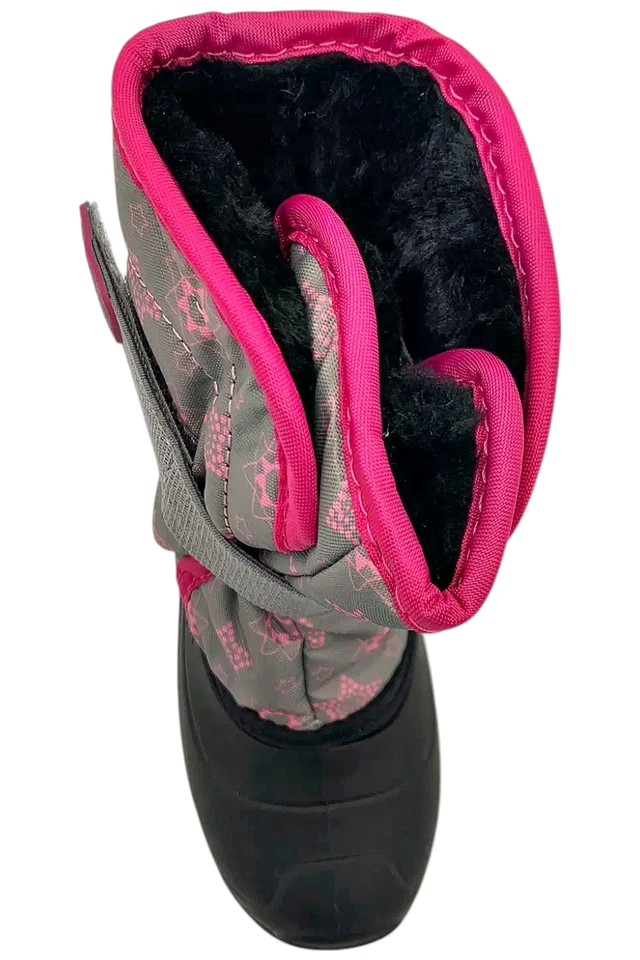 Снежные сапоги Kamik для девочек ясельного возраста Snowbug 4 серые/фуксия - Изображение 2 из 3
