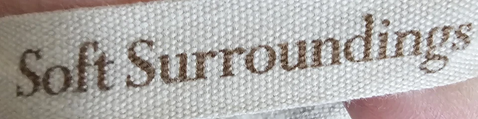 Falda para mujer Soft Surroundings talla L grande de lino marrón Foto 2 de 4