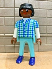 PLAYMOBIL Personnage Infirmière Vétérinaire Zoo 13 - pour CUSTOM RARE VINTAGE