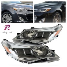 Headlight For 2013-2018 Toyota Avalon Left Right Pair Clear Lens Halogen Lamps Headlight For 2013-2018 Toyota Avalon Left Right Pair Clear Lens Halogen Lamps