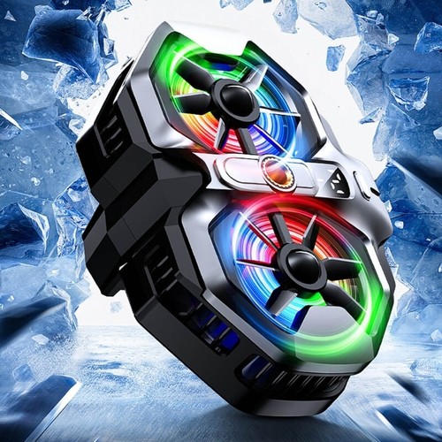 Quiet double Cooling Fan Semiconductor Mobile Coolers Device for Mobile Phones - 第 6/8 張圖片
