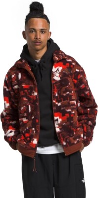 The North Face Campshire NF0A84HY Mens Fiery Red Fleece Jacket