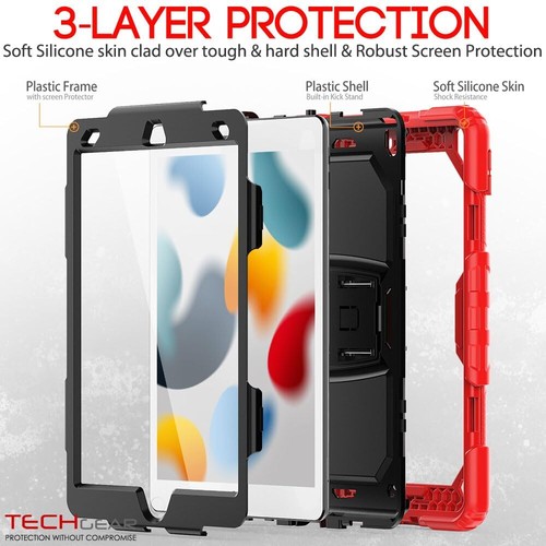 ArmourSHIELD Coque intégrale résistante aux chocs pour Apple iPad 102" 2021/2... - Afbeelding 4 van 8