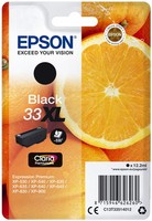 Epson Druckerpatrone Tinte 33 Xl T3351 Bk Black, Schwarz