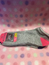 Juncture Women’s Athletic Socks #3 Purple Blue & Gray Extended Size 8-14 New