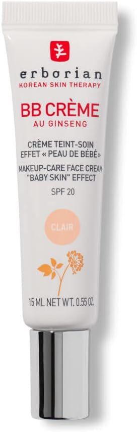 Erborian BB Cream with Ginseng for a Flawless Complexion - 5-in-1