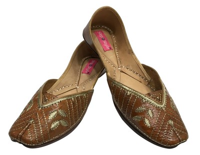leather mojari for womens