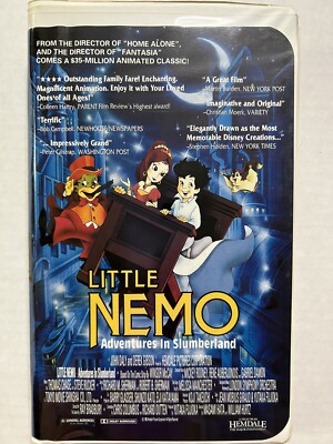 Little Nemo - Adventures in Slumberland (VHS) 1993 Animated