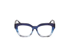 Max Co MO5074 092 Blue Cat Eye Eyeglasses Optical Plastic Frame 52-16-140