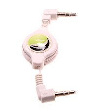 Retractable Aux Cable 3.5mm Adapter Car Stereo Aux-in Audio Cord for Cell Phones