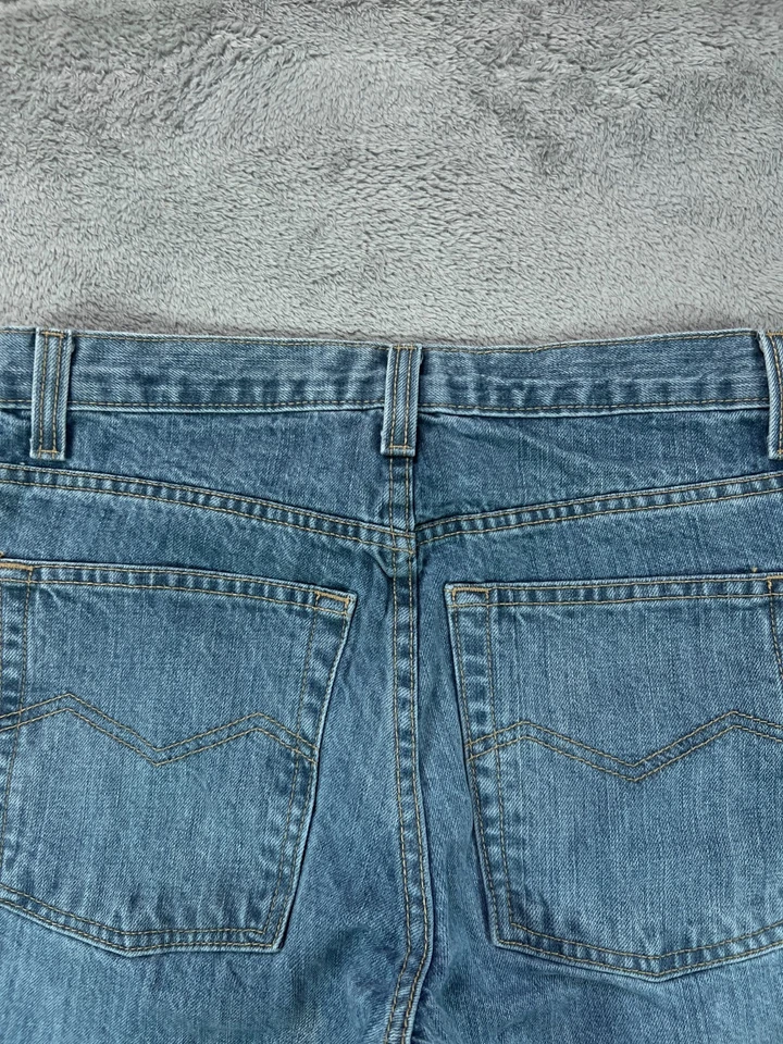 RED CAMEL Mens 29x30 Hawk Jeans Light Wash Straight Leg Blue Jeans Denim Cotton - Image 2 of 4