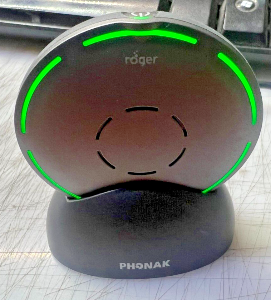 QTY 3 PHONAK ROGER SELECT W/ CHARGING BASE & AUDIO CABLE T5D5 eBay