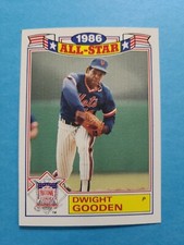 DWIGHT GOODEN 1986 TOPPS ALL-STAR GAME COMMEMORATIVE BASEBALL CARD # 10 F1797