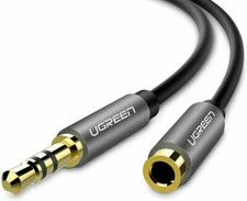 UGREEN Headphone Extension Cable Car Aux Stereo Mini Jack Lead 3.5mm Male to Fem
