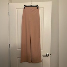 NWT Pretty Little Thing Mauve Wife Leg Pants Elastic - Size 6
