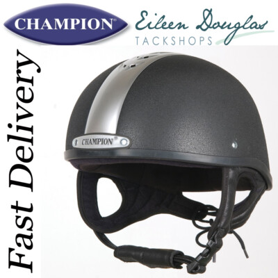 Champion Ventair Deluxe Totenkopf Reitmütze Jockeyhelm