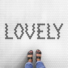 Metro Hex Tile Stencil - DIY Honeycomb Stencil Tile Pattern for Floors and Walls