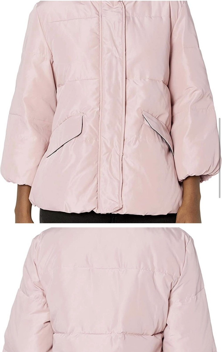ダウンジャケット・コート GENERAL IDEA Glove Set Short Puffer PINK WBD3L07501 WBD3L075 XS Pink NWOT Lark & Ro Womens Pink Soft Fabric Puffer Jacket