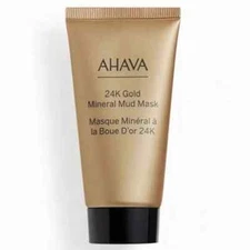 AHAVA 24k Gold Mineral Mud Mask Full Size 1.7oz New & Sealed RV $68