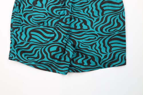 Deadstock Vtg Dickies Mens Large Spell Out Abstract Striped Above Knee Shorts - Picture 11 of 12