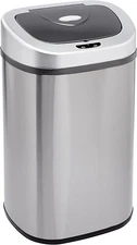 21 Gallon Automatic Touchless Motion Sensor Trash Can Stainless Steel Base