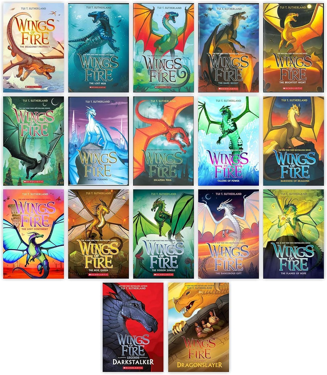 Wings of Fire 全15巻セット　英語　洋書 Wings of Fire Series Complete 17 Books Set (Books 1-15) + Wings of