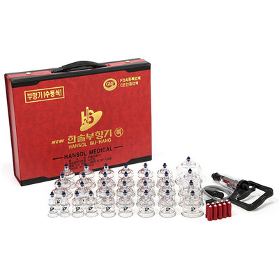 Hansol Buhang (30pcs Cups) Medical Massage Device Professional Cupping Set 