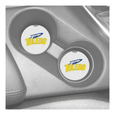 TOLEDO ROCKETS SANDSTONE CAR COASTERS ABSORBS SET (2) Mid-American