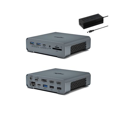 USB C Docking Station Triple Monitor for Full-featured USB C Port Laptop 16-i...